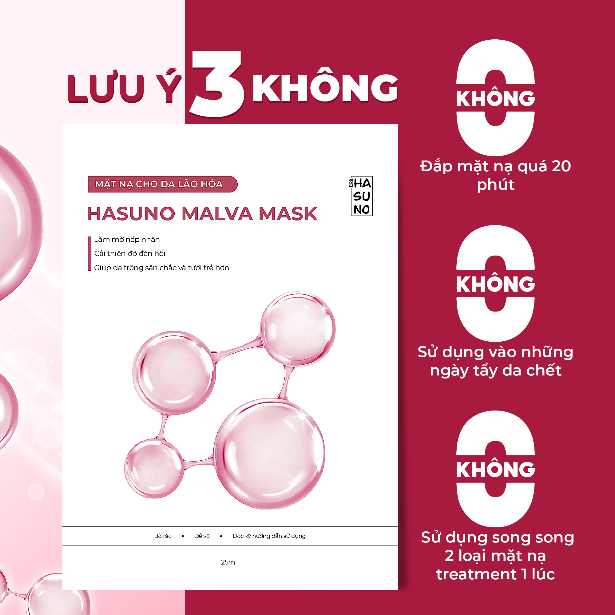 Lưu ý khi sử dụng mặt nạ