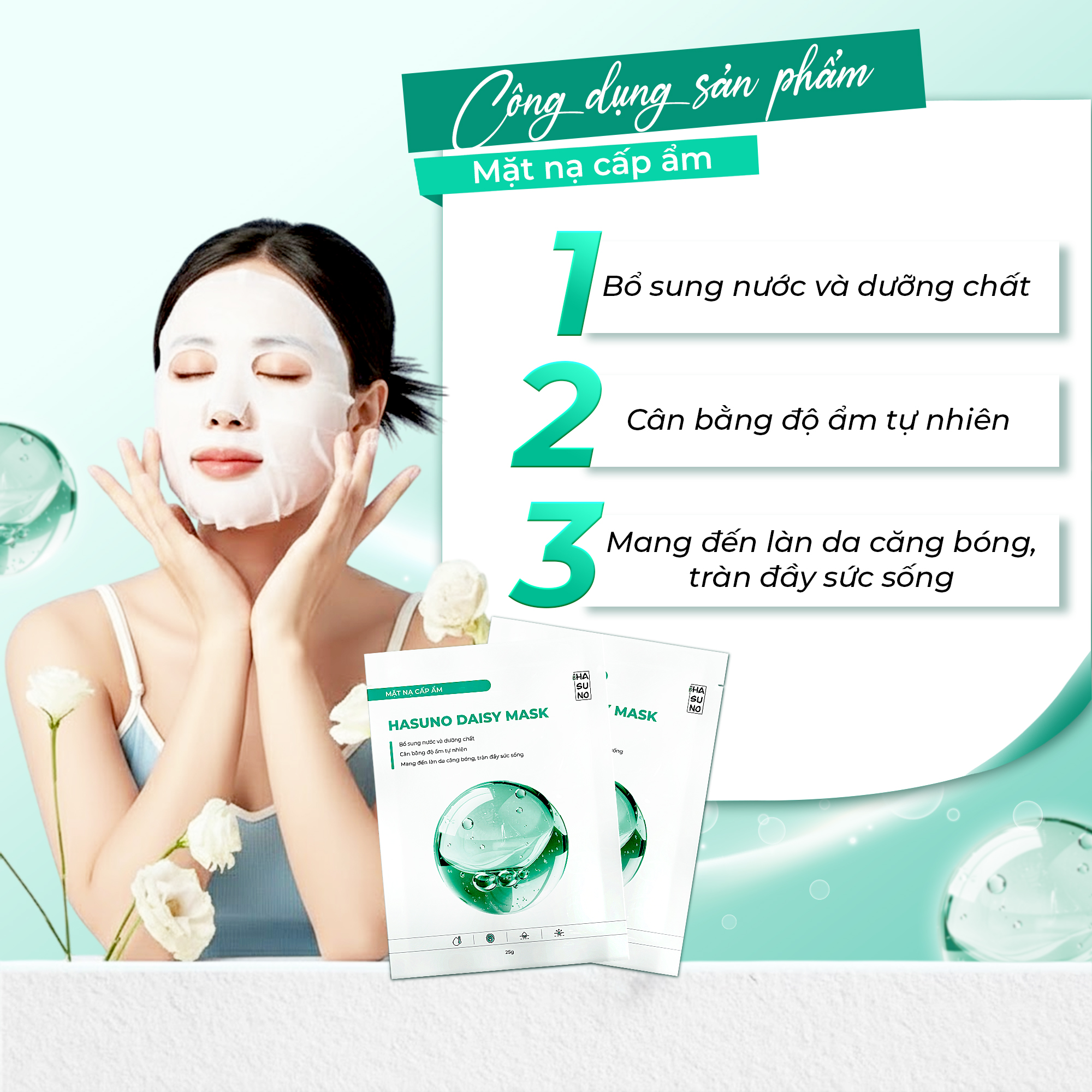 Công dụng mặt nạ cấp ẩm