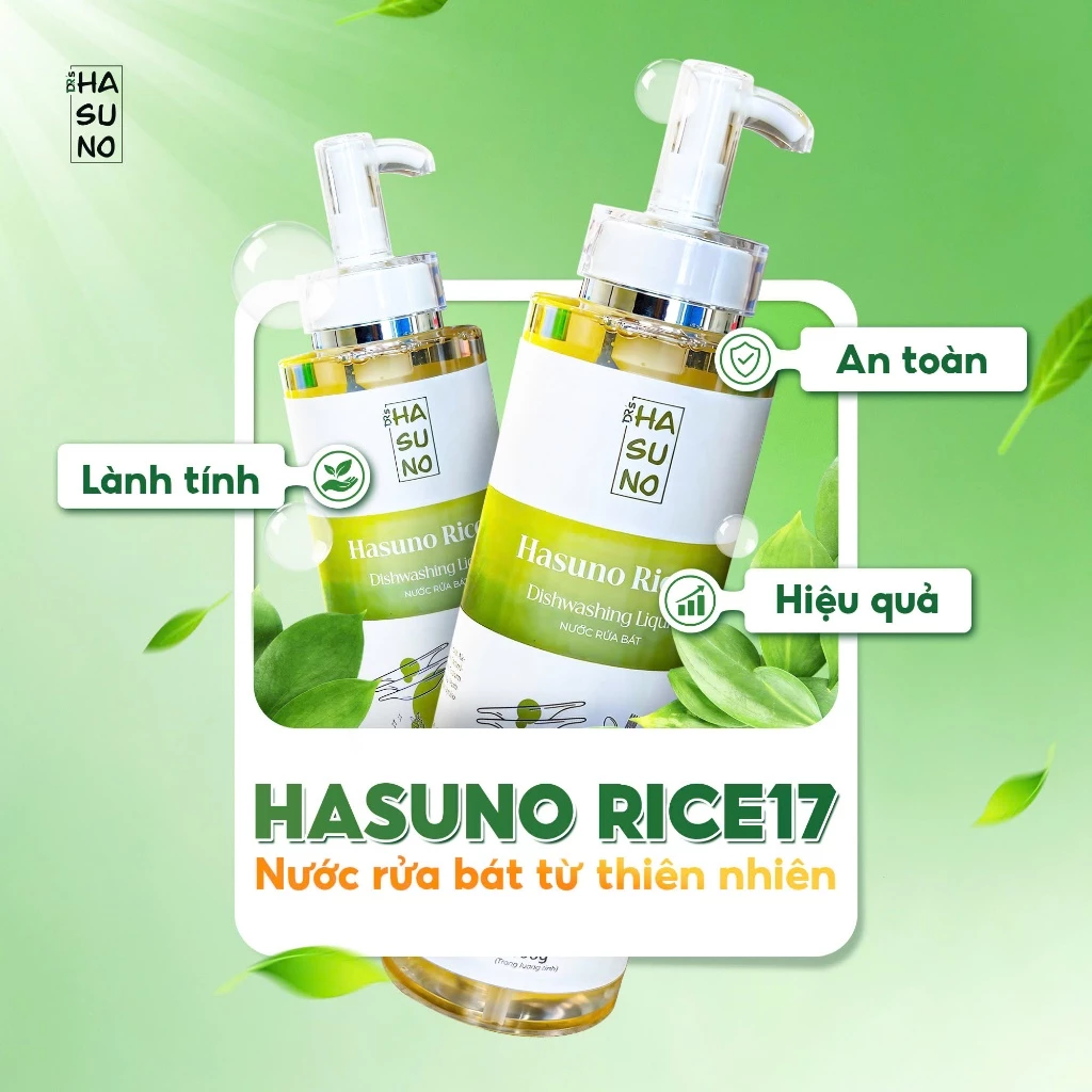 nước rửa chén Rice17