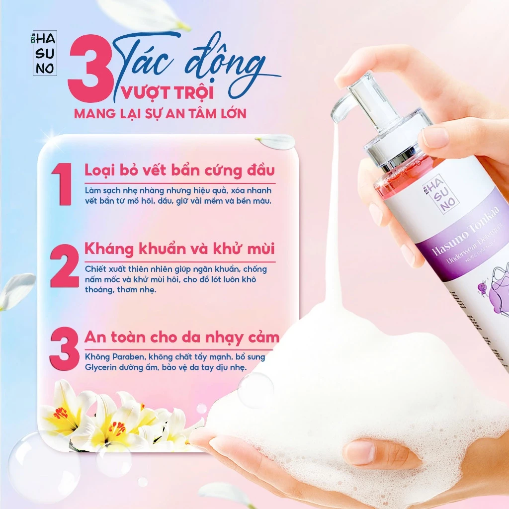 Công dụng nước giặt Tonkaa